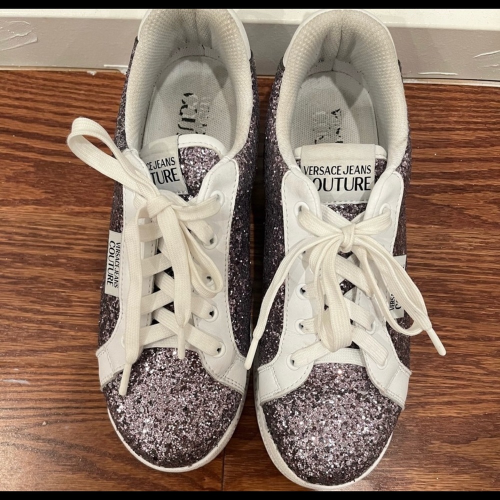 Glittery Versace sneakers